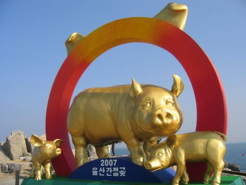 황금돼지 이미지