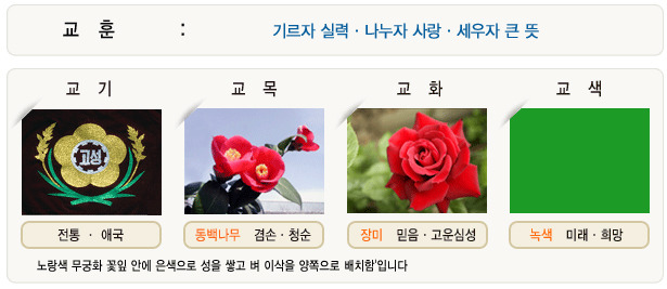 고성초등학교 이미지
